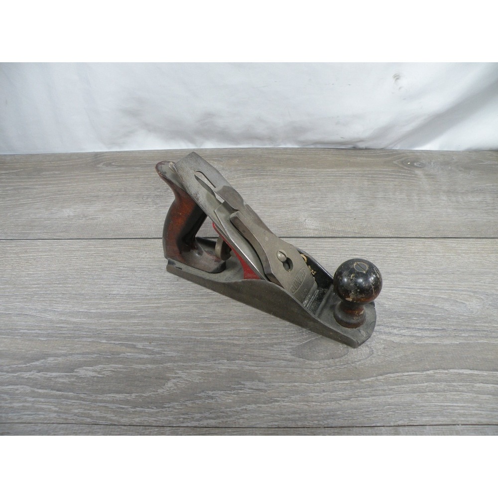 Vintage Dunlap Bench Plane Hand Planer Woodworking Tool Made in USA